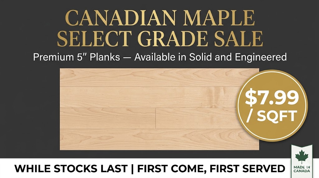 Canadian Maple On Sale!